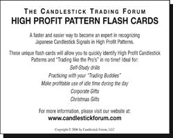 High Profit Candlestick Pattern Flash Cards